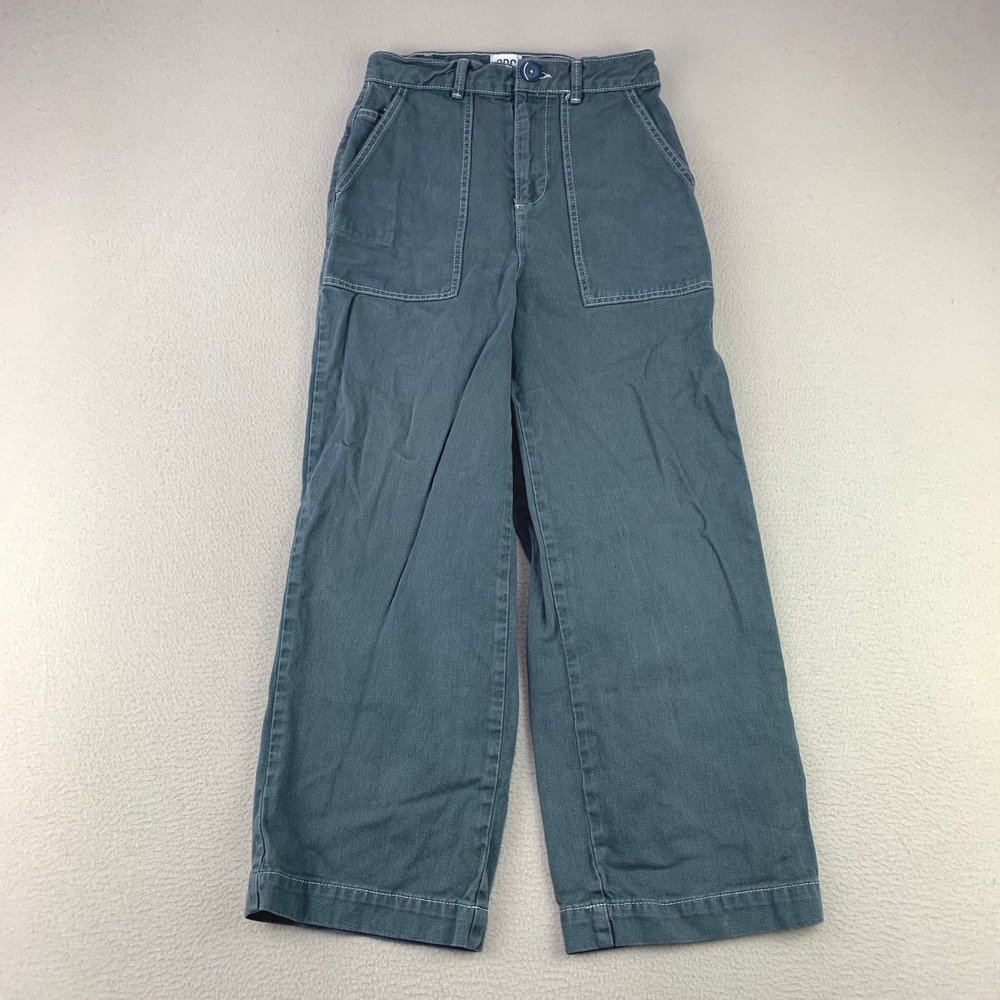 BDG Urban Outfitters Painter Pants Women 25 Blue High Rise Wide Leg Utility